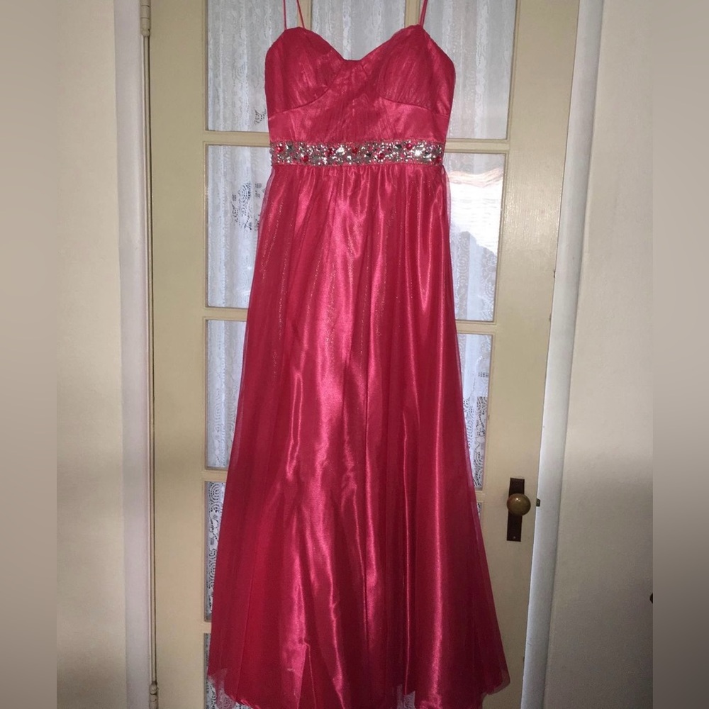 Juniors Size 1 Pink Formal Dress